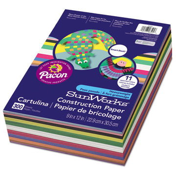 SunWorks® Construction Paper Smart-stack, 58lb, 12 X 18, Assorted, 150-pack freeshipping - TVN Wholesale